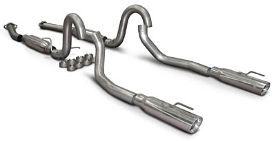 No muffler exhaust system on 1998 ford mustang gt #4