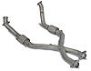 1999-2004 Mustang 4.6L PowerFlo-X Crossover Pipe with Cats - Full Assembly